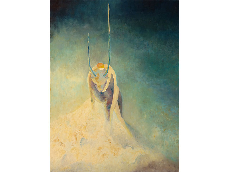 Carole Debret : « Au Sommet » - Peinture sur toile