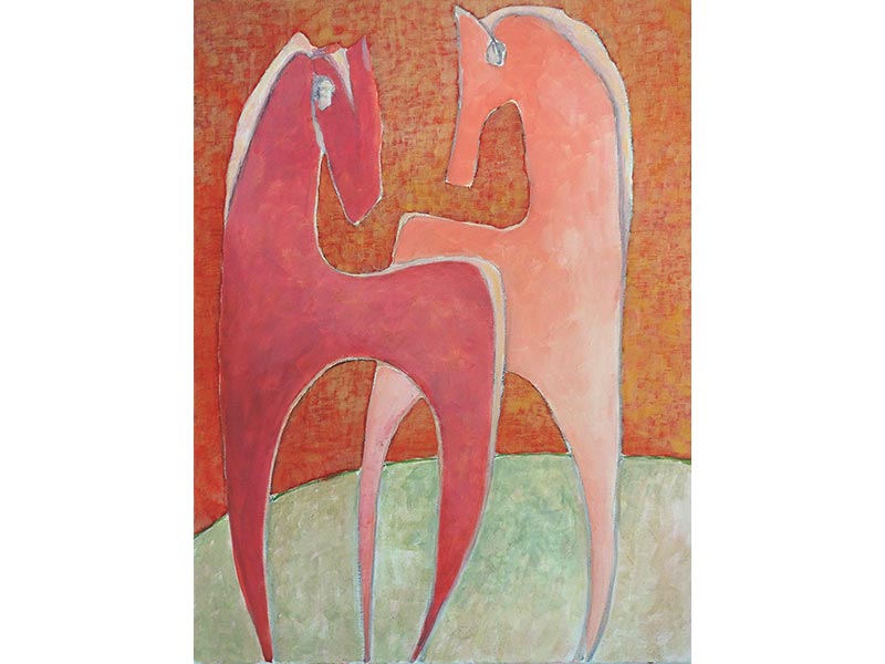 Carole Debret : « Cirque » - Peinture sur toile