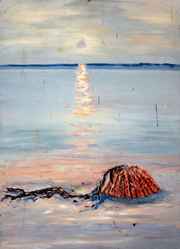 Pierre Cariou - « Sans titre » - Peinture sur toile (Années 1990)